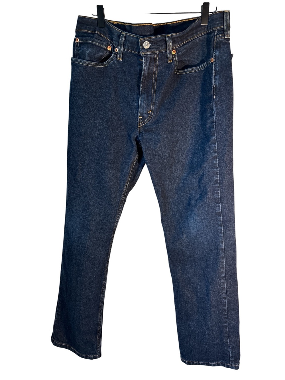 Levi's 514 Straight Fit Jeans Mens 34x30Blue  Dark Wash Denim
